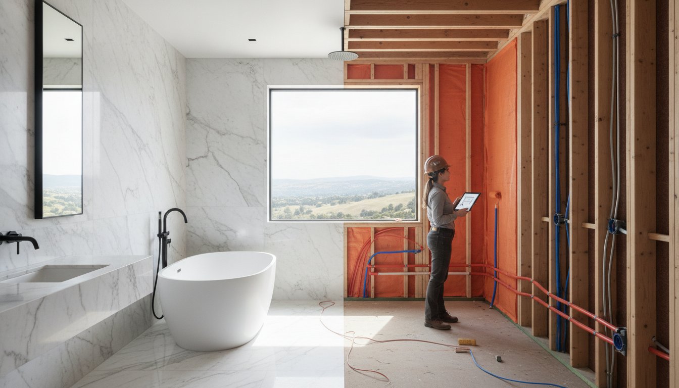 The Definitive Guide to Premium Bathroom Renovation: Engineering Luxury from the Studs Out
