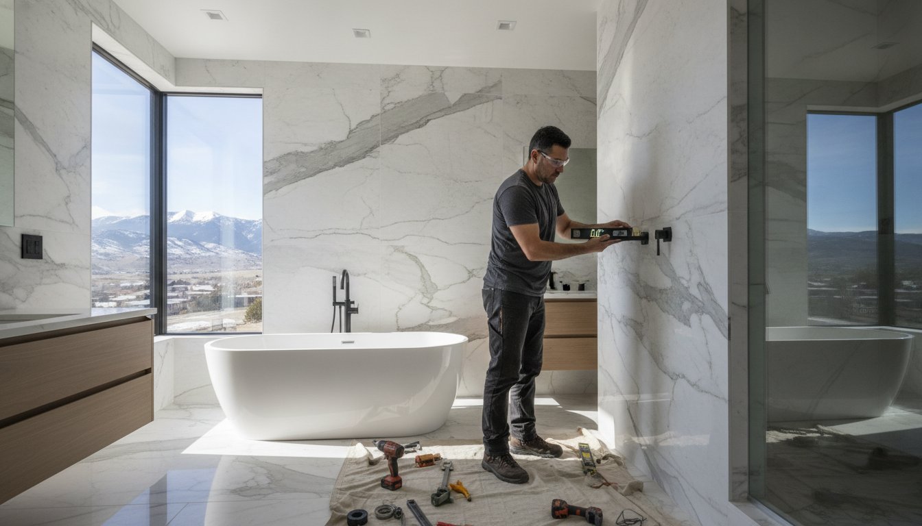 High-End Bathroom Fixtures: A Case Study in Precision Installation and Luxury Design