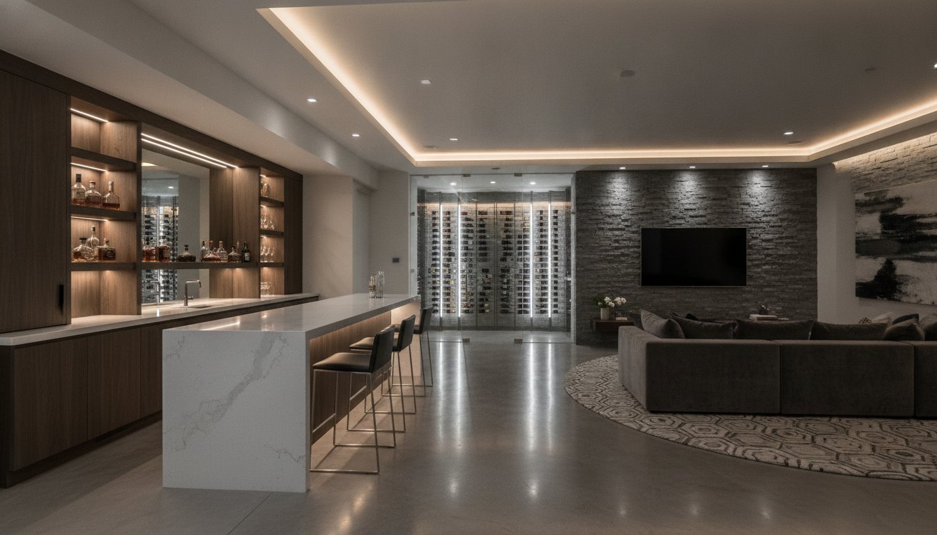 Luxury Basement Finishing Ideas: Engineering High-End Subterranean Living