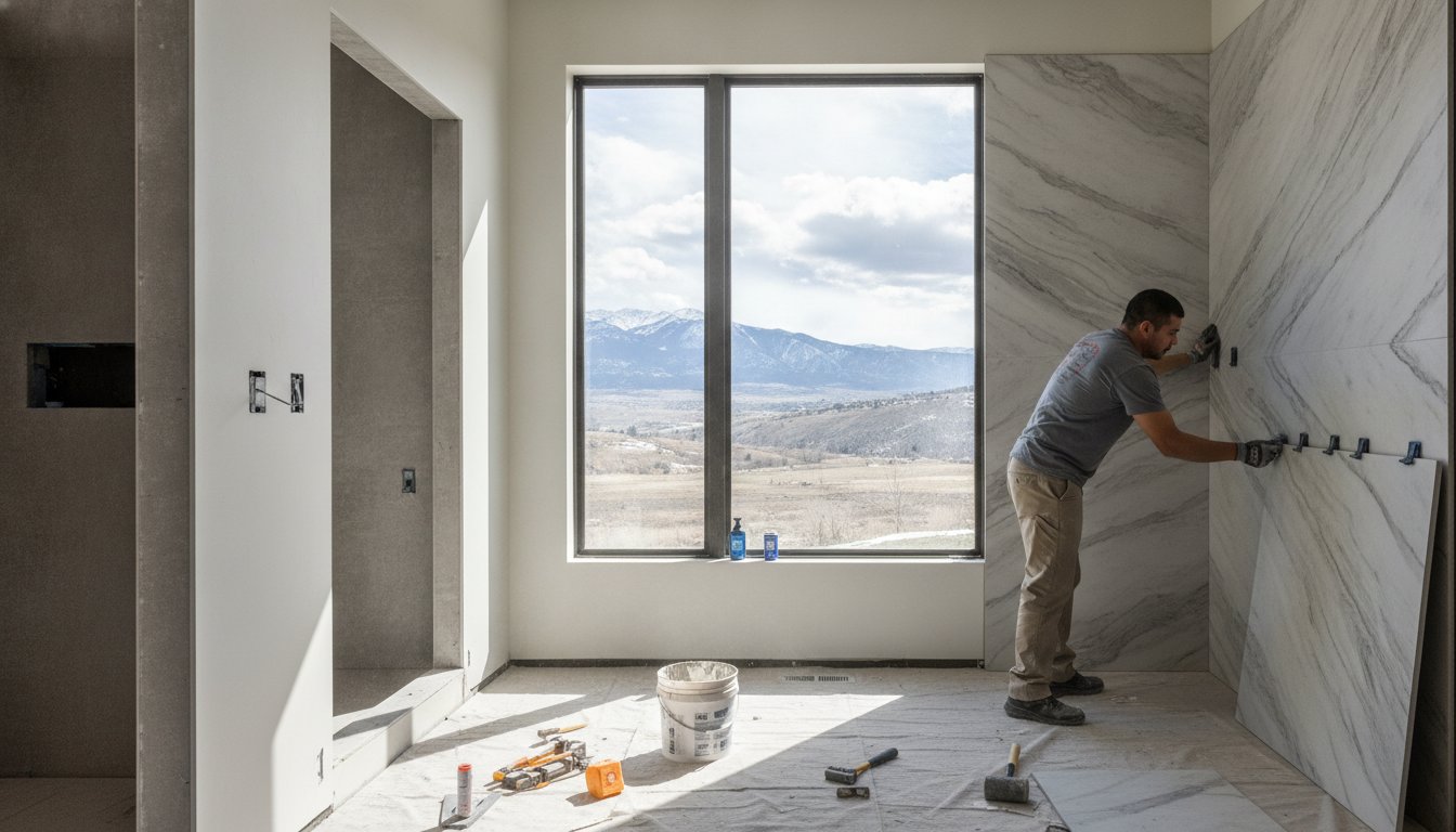 Premium Tile Installation Denver CO: The Architect’s Standard for Luxury Residences