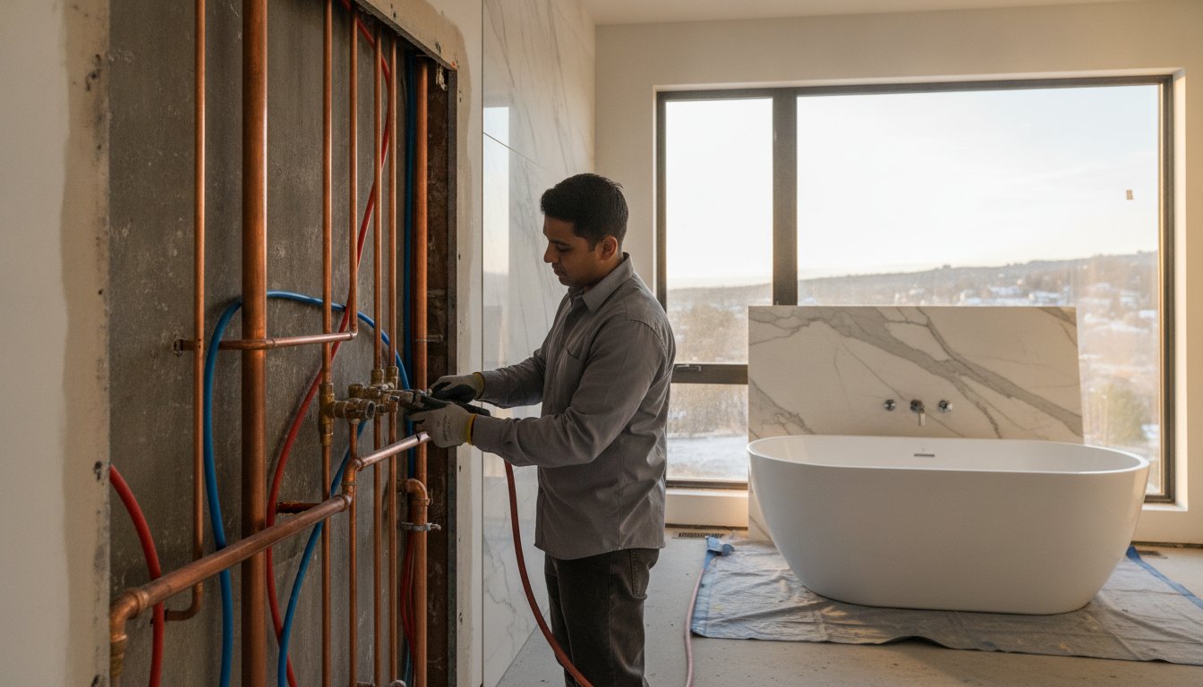 Plumbing for Bathroom Remodel: The Engineering Foundation of Luxury