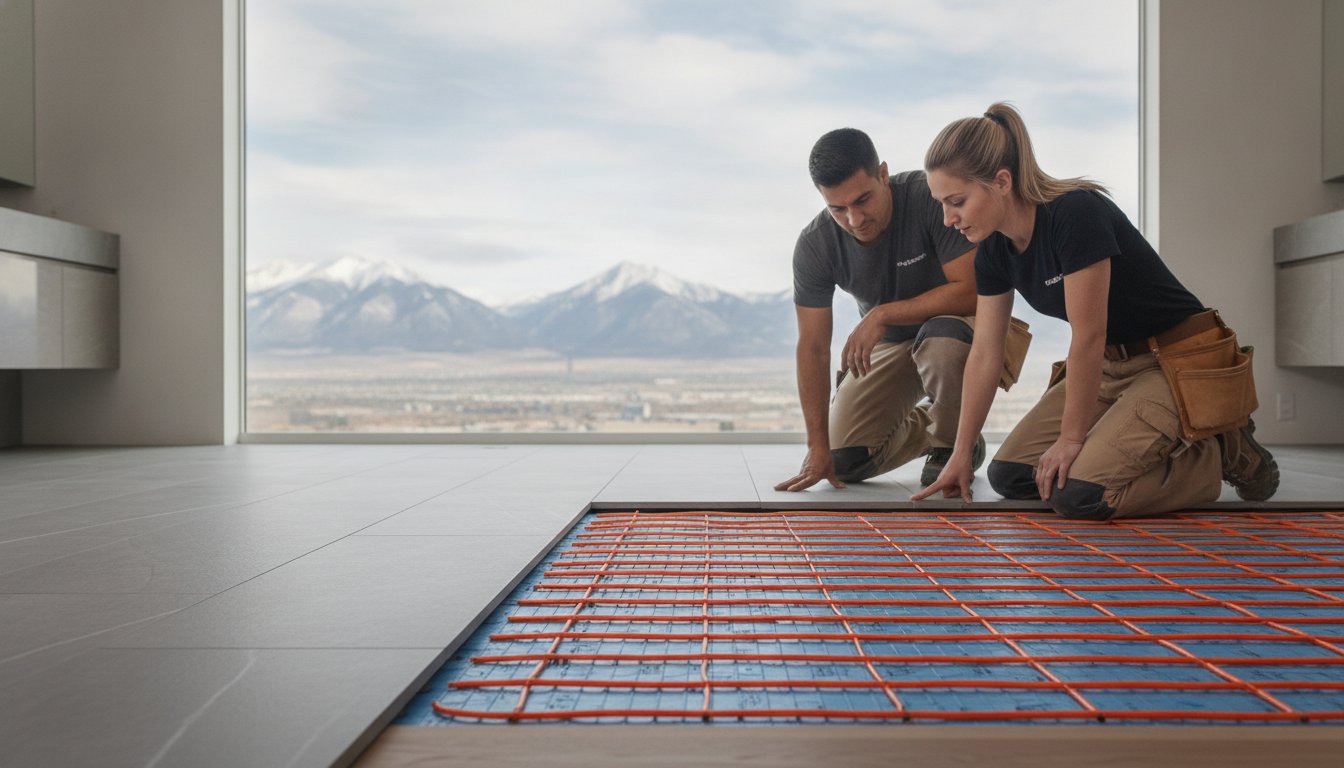 Heated Bathroom Floor Installation: Technical Standards for High-End Master Suites