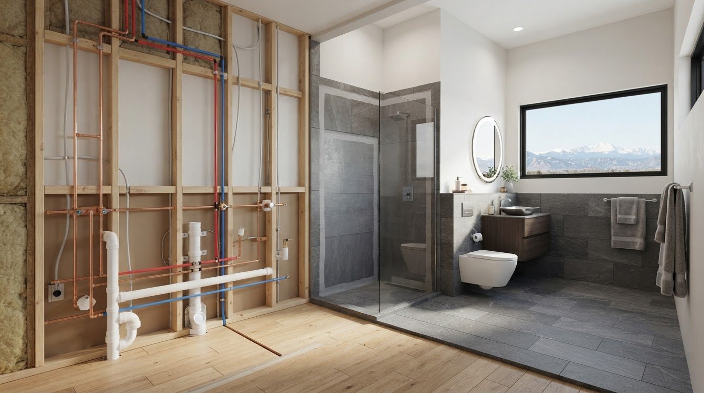 Moving Plumbing for a Bathroom Remodel: What to Plan Before Construction