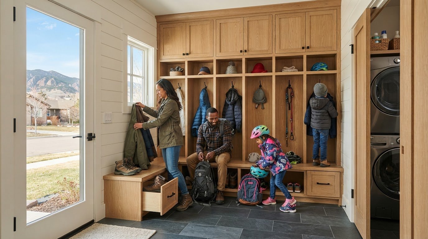 Mudroom Additions for Denver Homes