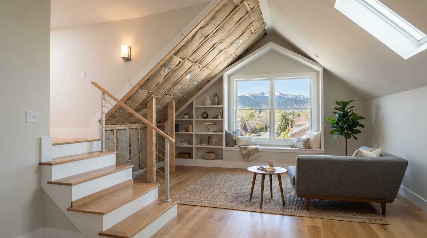 Converting an Attic to Living Space in Denver: Costs and Planning